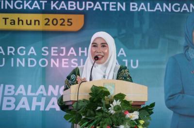 Ketua TP PKK Balangan Hadiri Hari Kesatuan Gerak PKK ke-53