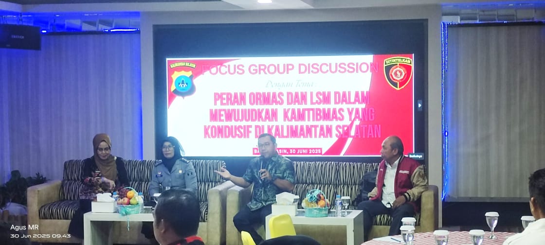 Ditintelkam Polda Kalsel Soroti Peran Ormas dan LSM untuk Mewujudkan Kamtibmas