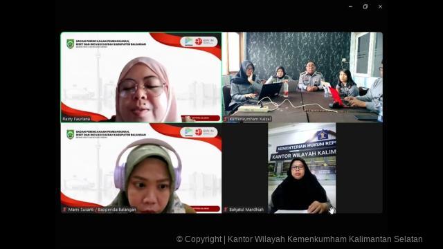 Pemkab Balangan dan Kemenkum Kalsel Finalisasi MoU dan Perjanjian Kerja Sama