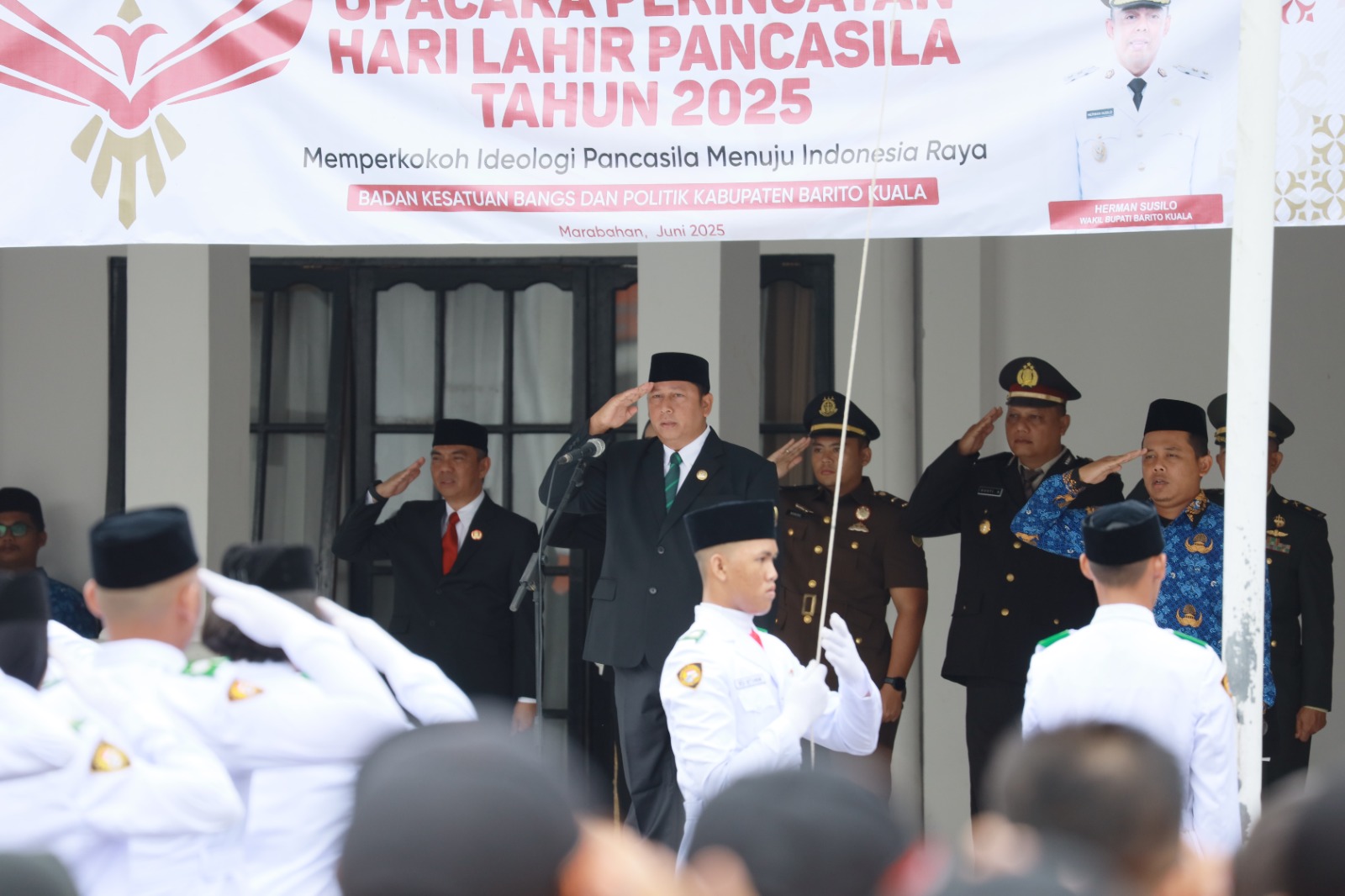Batola Peringati Hari Lahir Pancasila, Bupati: Jadikan Pancasila Landasan Setiap Tindakan