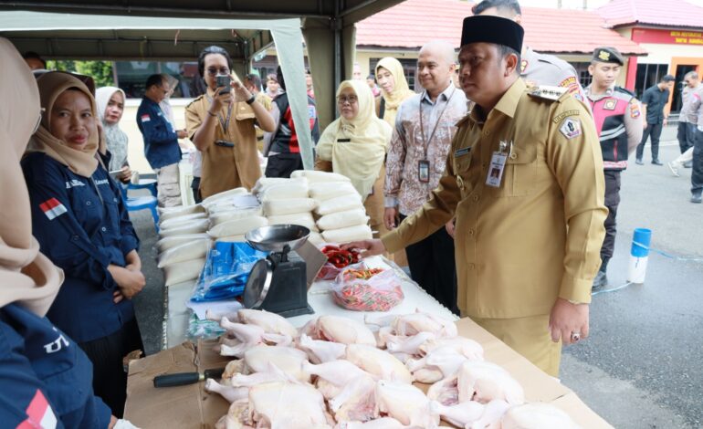 Sinergi Pemkab Batola dan Polres Gelar Gerakan Pangan Murah Jelang Idul Adha
