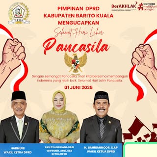 DPRD Barito Kuala Ucapkan Selamat Hari Kesaktian Pancasila