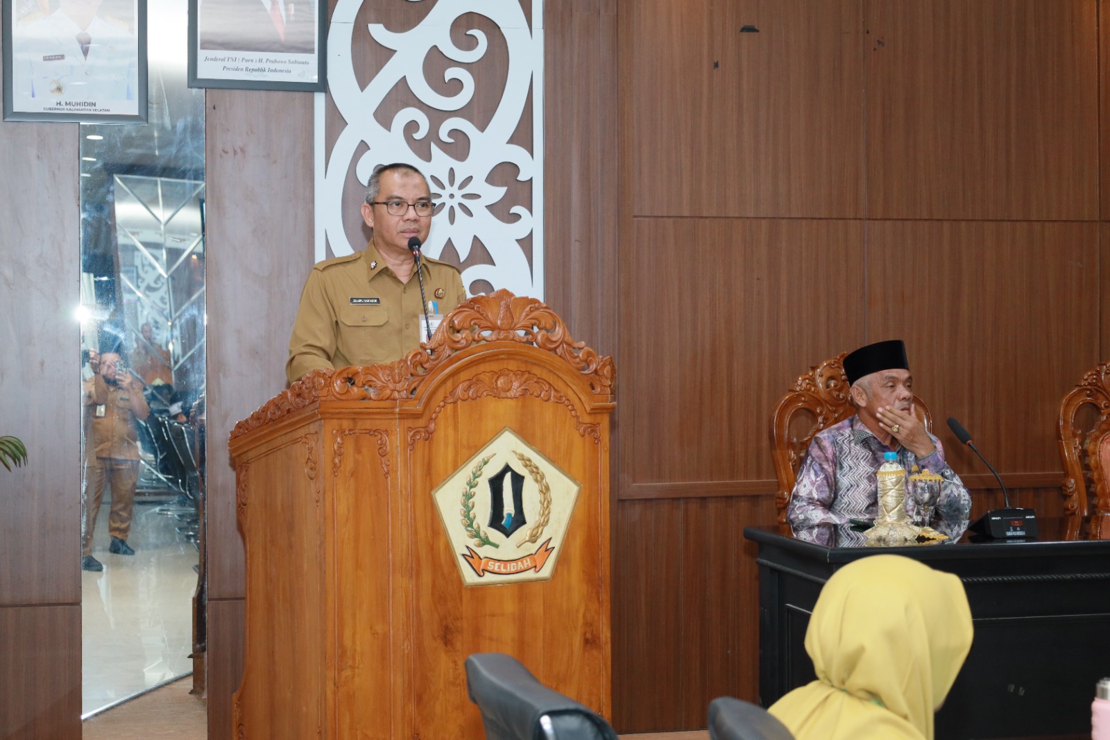 Sekda Batola Hadiri Visitasi Pengampuan Pelayanan Kesehatan Ibu dan Anak di RSUD H. Abdul Aziz Marabahan
