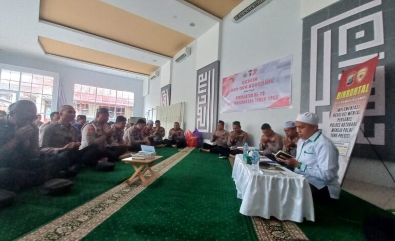 Dzikir dan Doa Bersama Dalam Rangkaian Hari Bhayangkara ke-79