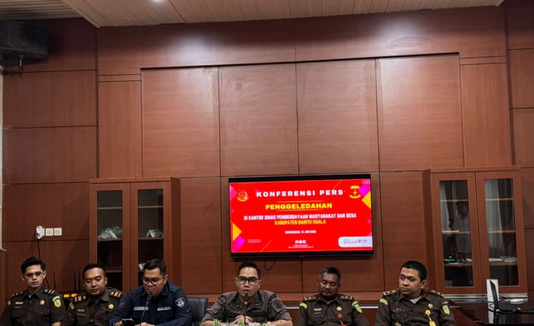 Geledah Dinas PMD Batola, Jaksa Usut Dugaan Korupsi Anggaran TP PKK