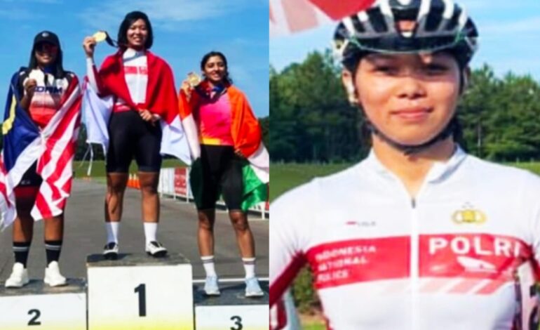 Bripda Yunia Angelly Syahdat Asal Kotabaru Raih Medali Emas di WPFG