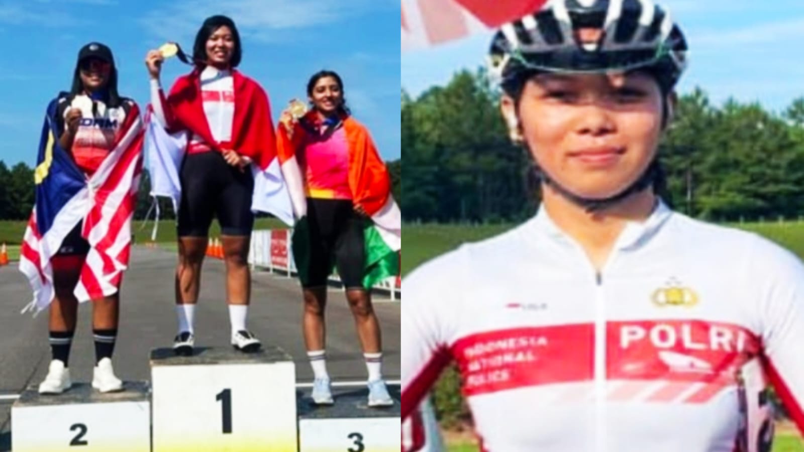 Bripda Yunia Angelly Syahdat Asal Kotabaru Raih Medali Emas di WPFG