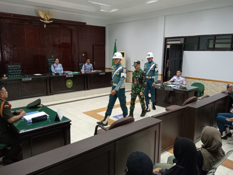 Prajurit TNI AL Jumran Dituntut Penjara Seumur Hidup dan Dipecat