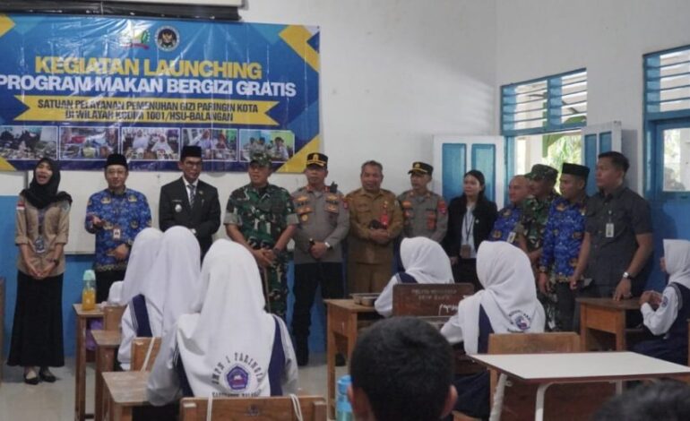 Pemkab Balangan dan TNI-Polri Komitmen Dukung Makan Bergizi Gratis