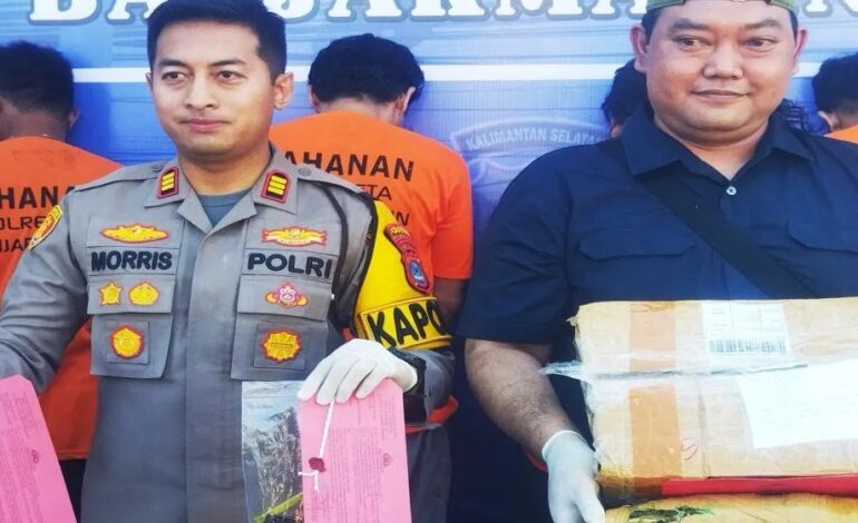 Selundupkan 500 Gram Ganja ke Banjarmasin