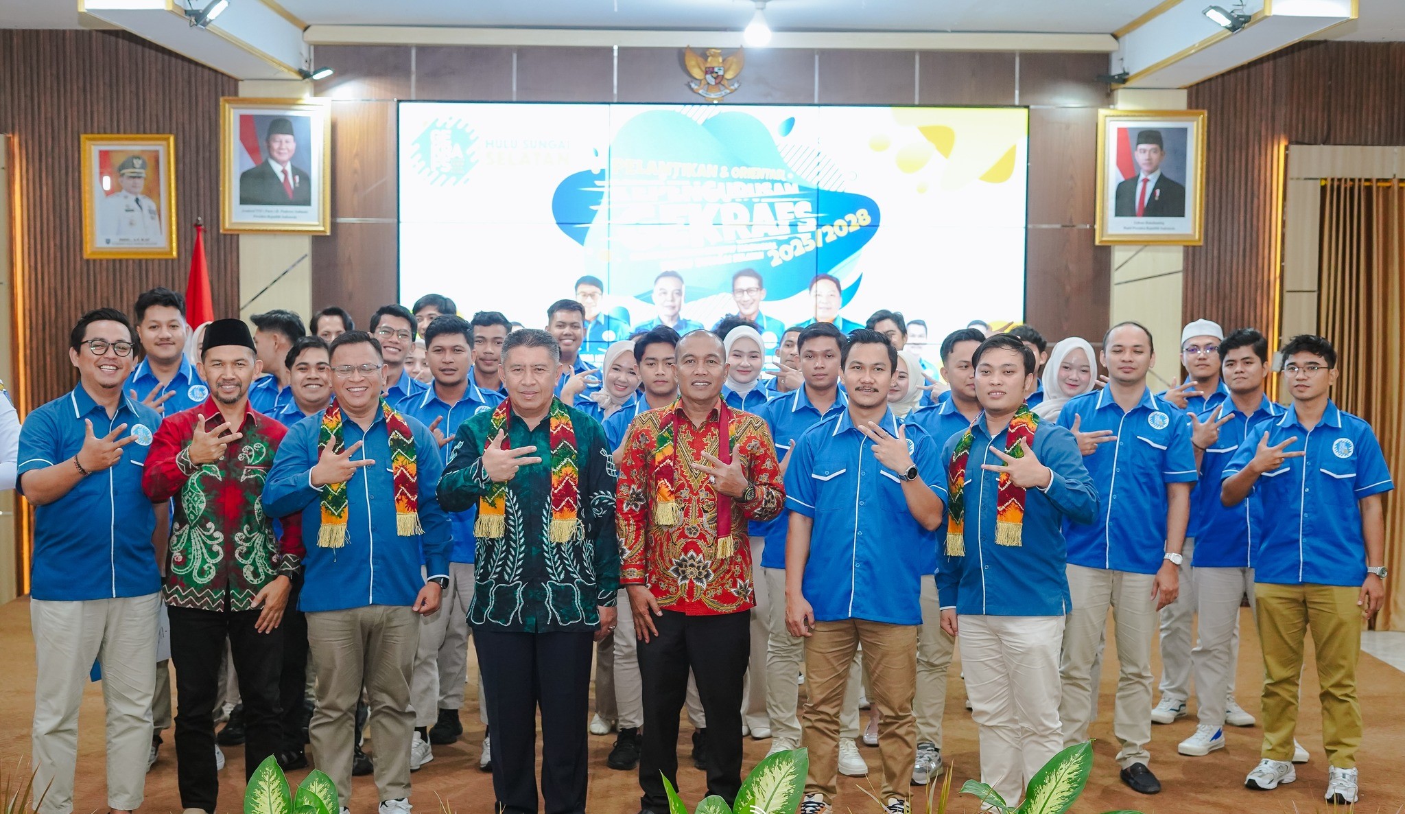 DPC Gekrafs HSS Periode 2025–2028 Resmi Dilantik, Siap Dukung Ekonomi Kreatif Berbasis Desa
