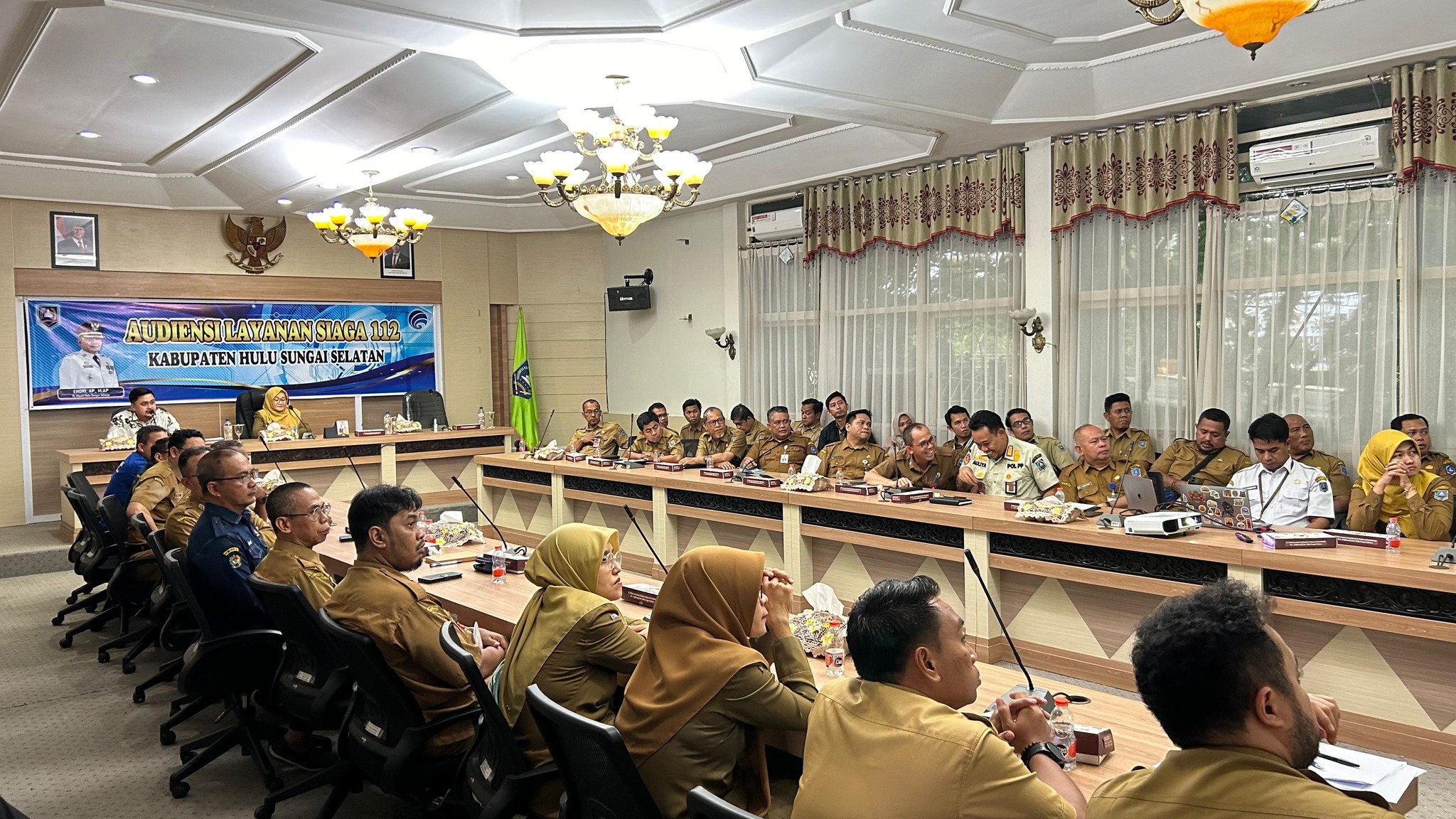 PEMKAB HSS DORONG HADIRNYA LAYANAN SIAGA 112 UNTUK TANGGAP DARURAT MASYARAKAT