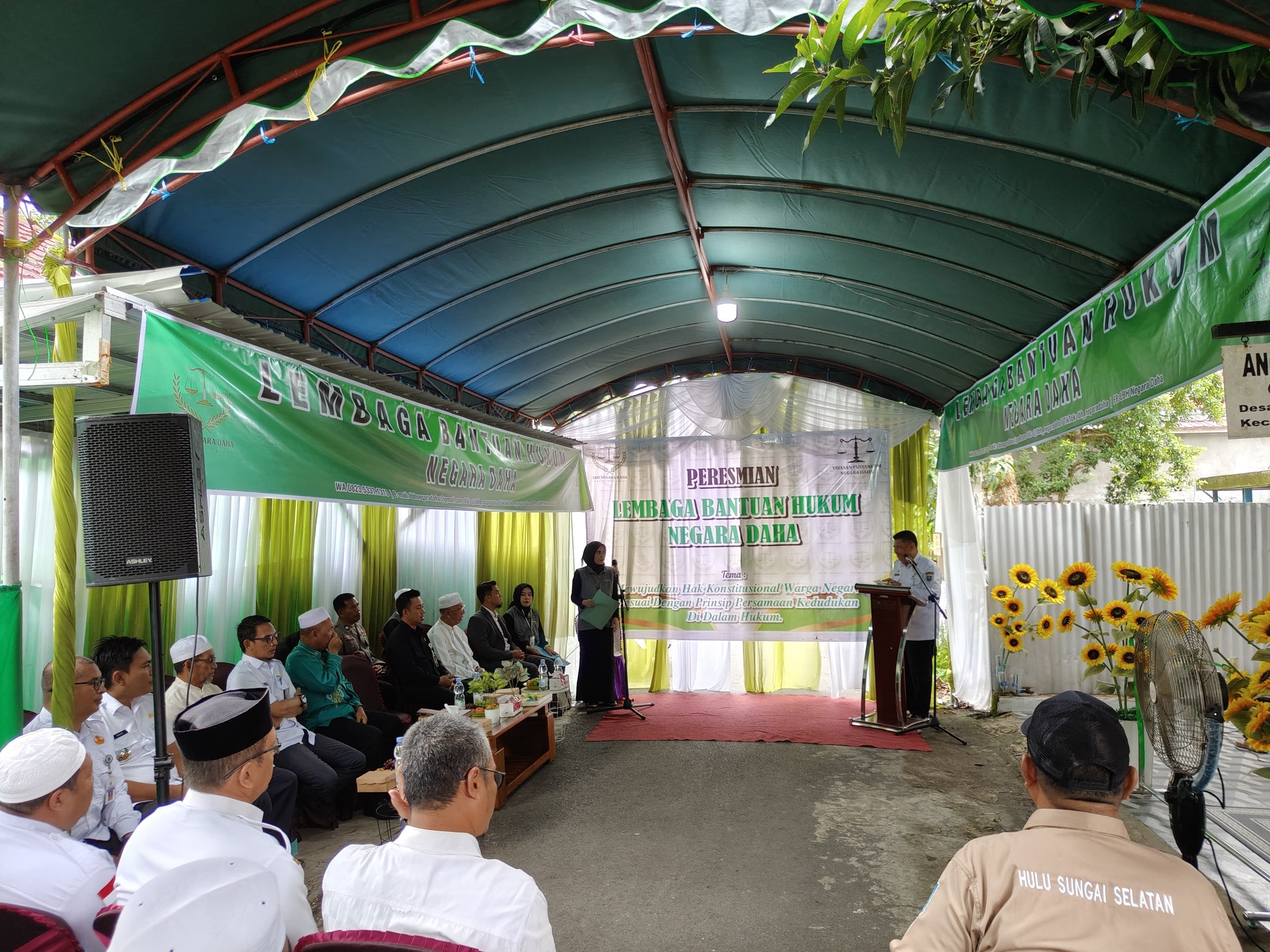 PERESMIAN LEMBAGA BANTUAN HUKUM (LBH) NEGARA DAHA DEMI WUJUDKAN HAK KONSTITUSIONAL WARGA