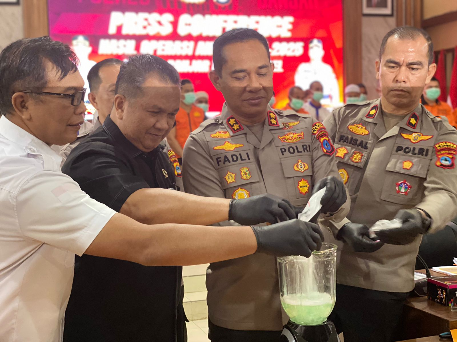 Polres Banjar Ungkap 47 Kasus Narkoba, 53 Tersangka Ditangkap