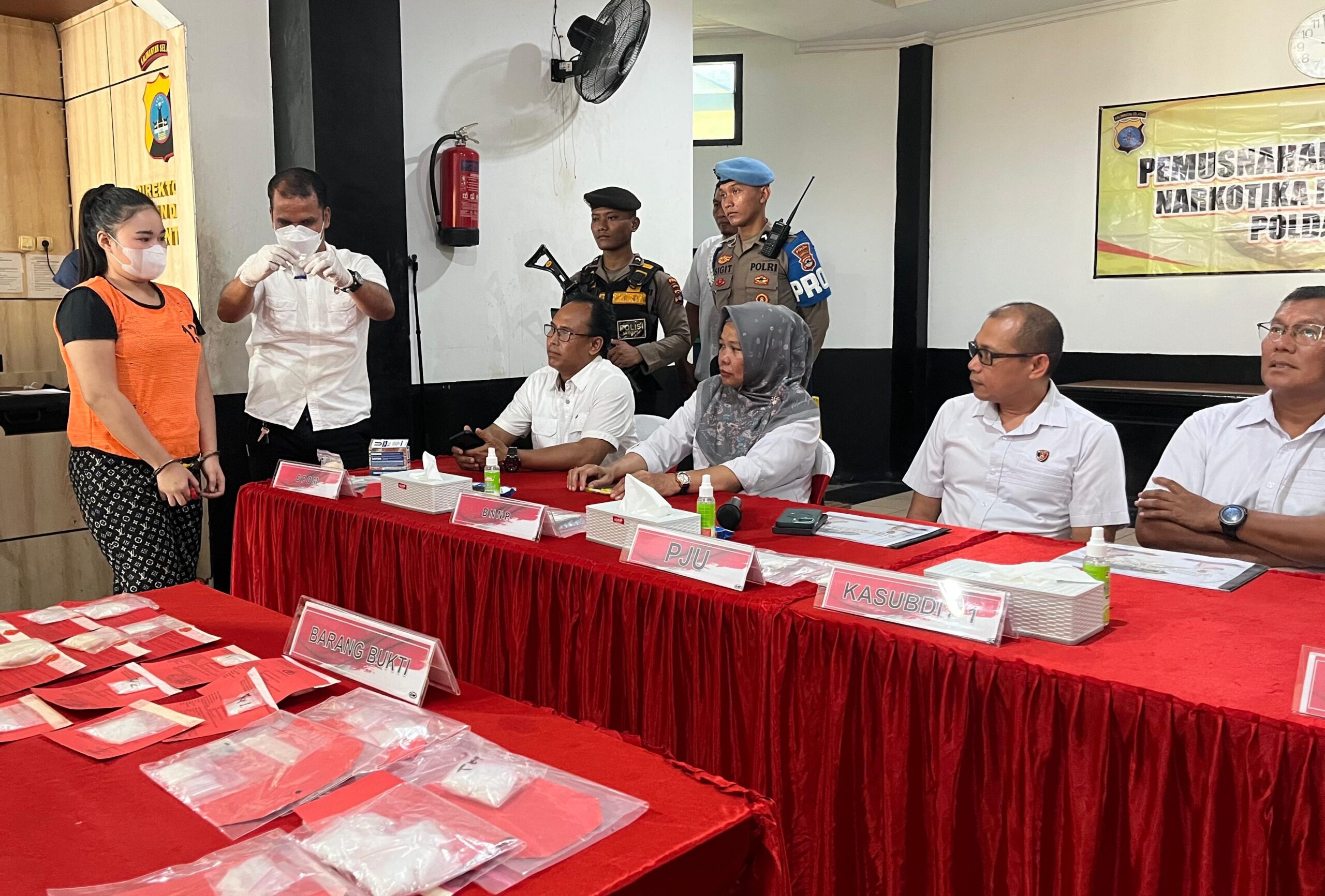 Ditresnarkoba Polda Kalsel Ungkap 544,38 Gram Sabu, 26 Tersangka Ditangkap