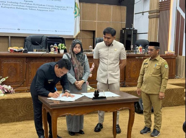 Pemkab Balangan dan DPRD Sepakati Perubahan KUA PPAS APBD 2025