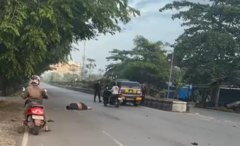 Laka Maut di Liang Anggang: Mobil Polisi dan Sepeda Motor Tabrakan, 1 Tewas