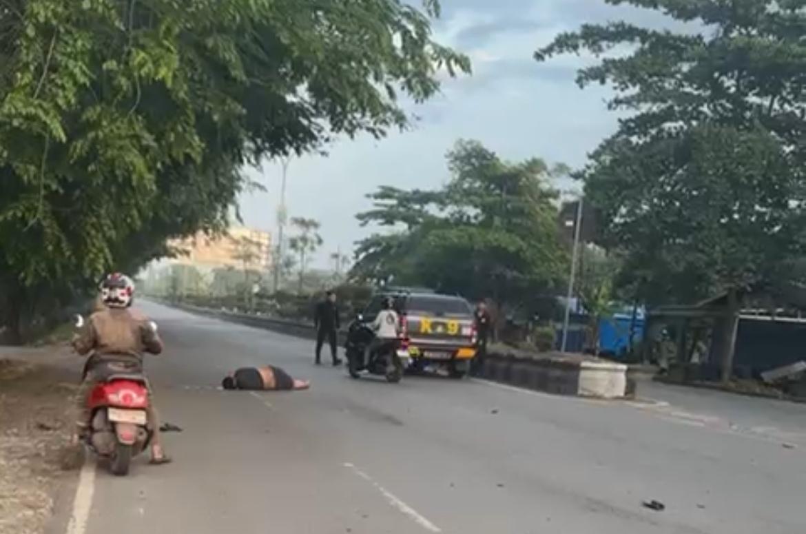 Laka Maut di Liang Anggang: Mobil Polisi dan Sepeda Motor Tabrakan, 1 Tewas