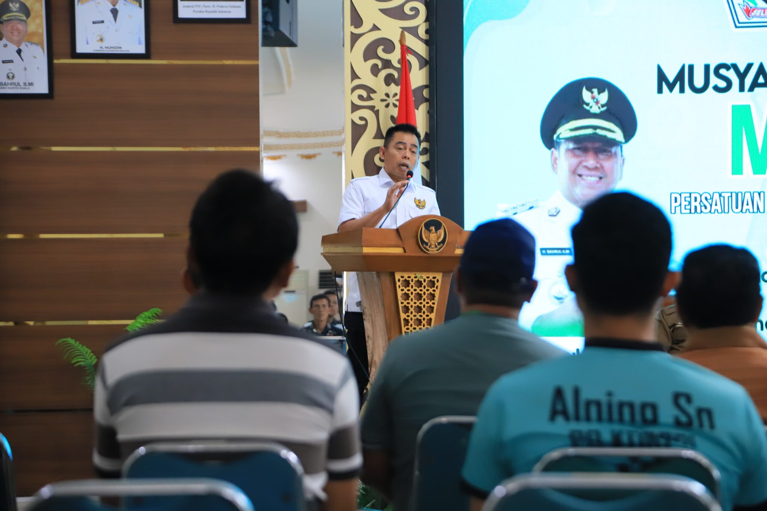 Wakil Bupati Herman Susilo Buka Muskab PBSI Barito Kuala 2025