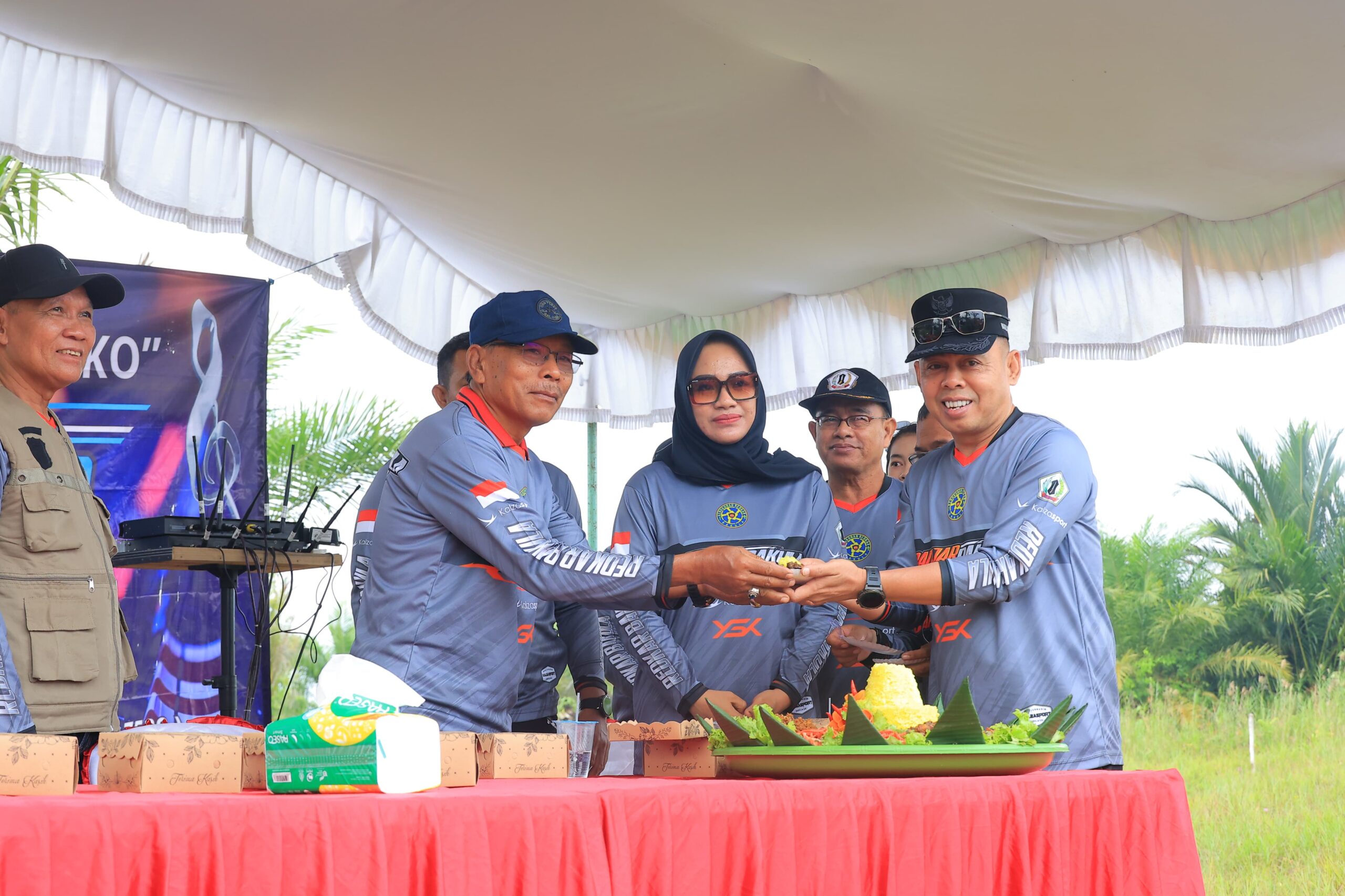 Buka Banjarbakula Cup 2025, Wabup Batola Pesan Relawan Utamakan Keselamatan