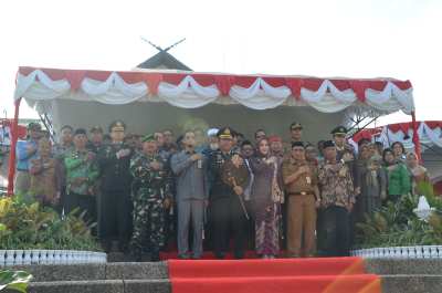 Pj Sekda Balangan Hadiri Upacara Peringatan HUT ke-79 Bhayangkara