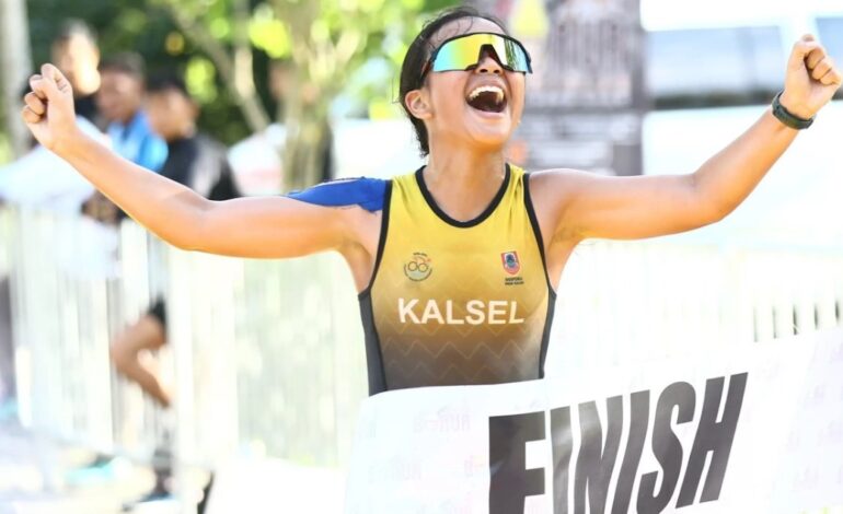 Kejurnas Triathlon Seri 3 di Kalsel