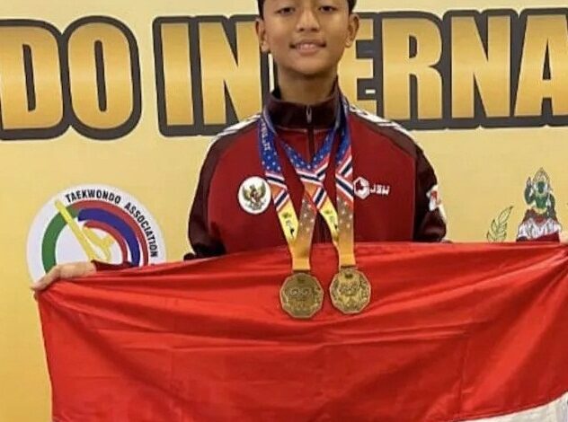 Atlet HST Raih Dua Emas dan MVP Kejuaraan Taekwondo di Thailand
