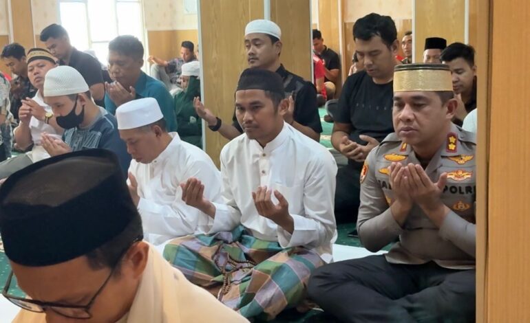 Sholat Ghaib dan Doa Bersama, Polres Banjar Mendoakan Keselamatan Bangsa