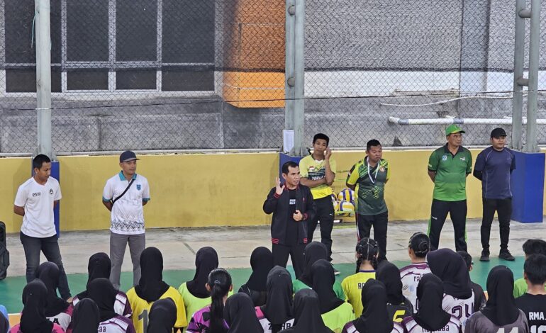 PERSIAPAN EVENT OLAHRAGA, HSS JARING CALON ATLET VOLI TINGKAT PELAJAR
