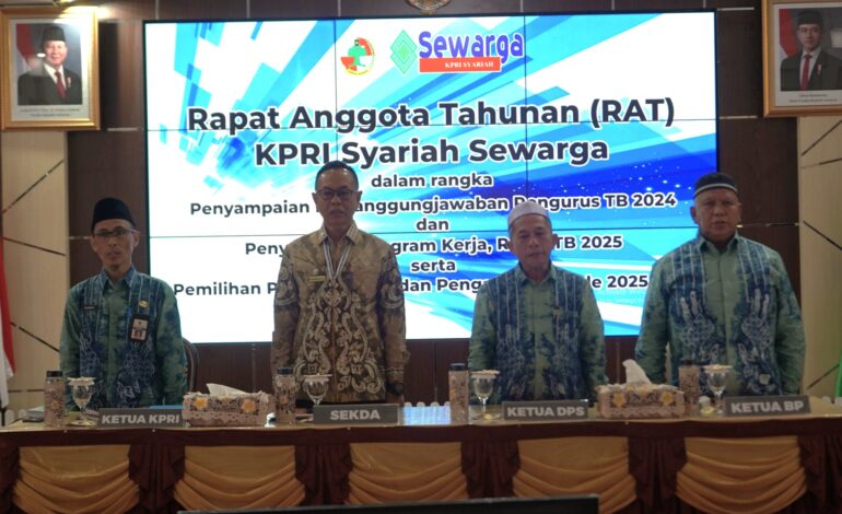 SEKDA HSS BUKA RAT KPRI SYARIAH “SEWARGA”, TEKANKAN TRANSPARANSI DAN SINERGITAS PENGURUS