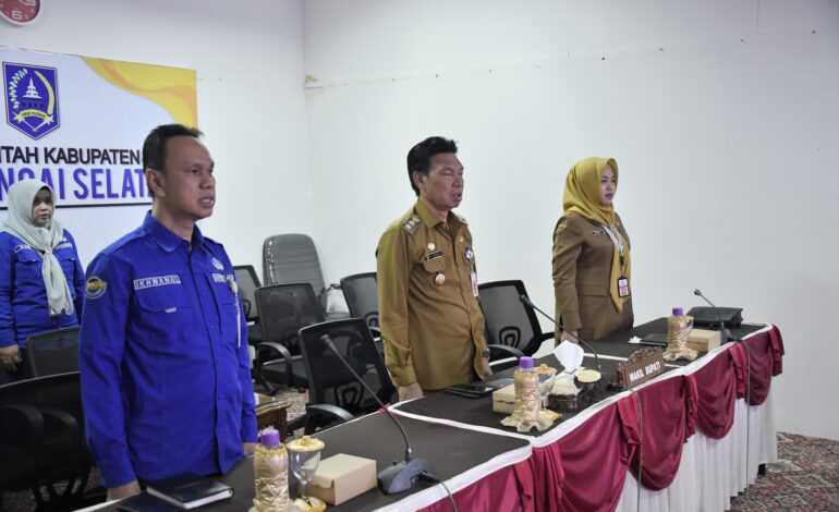 WAKIL BUPATI HSS IKUTI ENTRY MEETING LKPD WILAYAH VI
