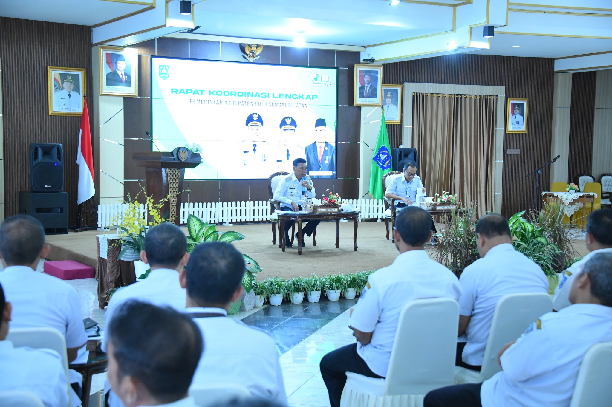 WABUP H. SURIANI PIMPIN RAPAT KOORDINASI, DORONG PERCEPATAN REALISASI ANGGARAN