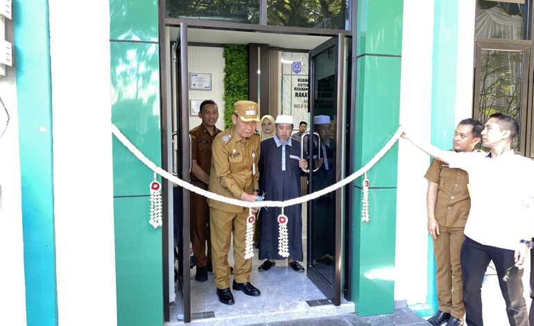 HADIRKAN LAYANAN SOSIAL YANG PRIMA, PEMKAB HSS RESMIKAN RUANG SLRT RAKAT MUFAKAT