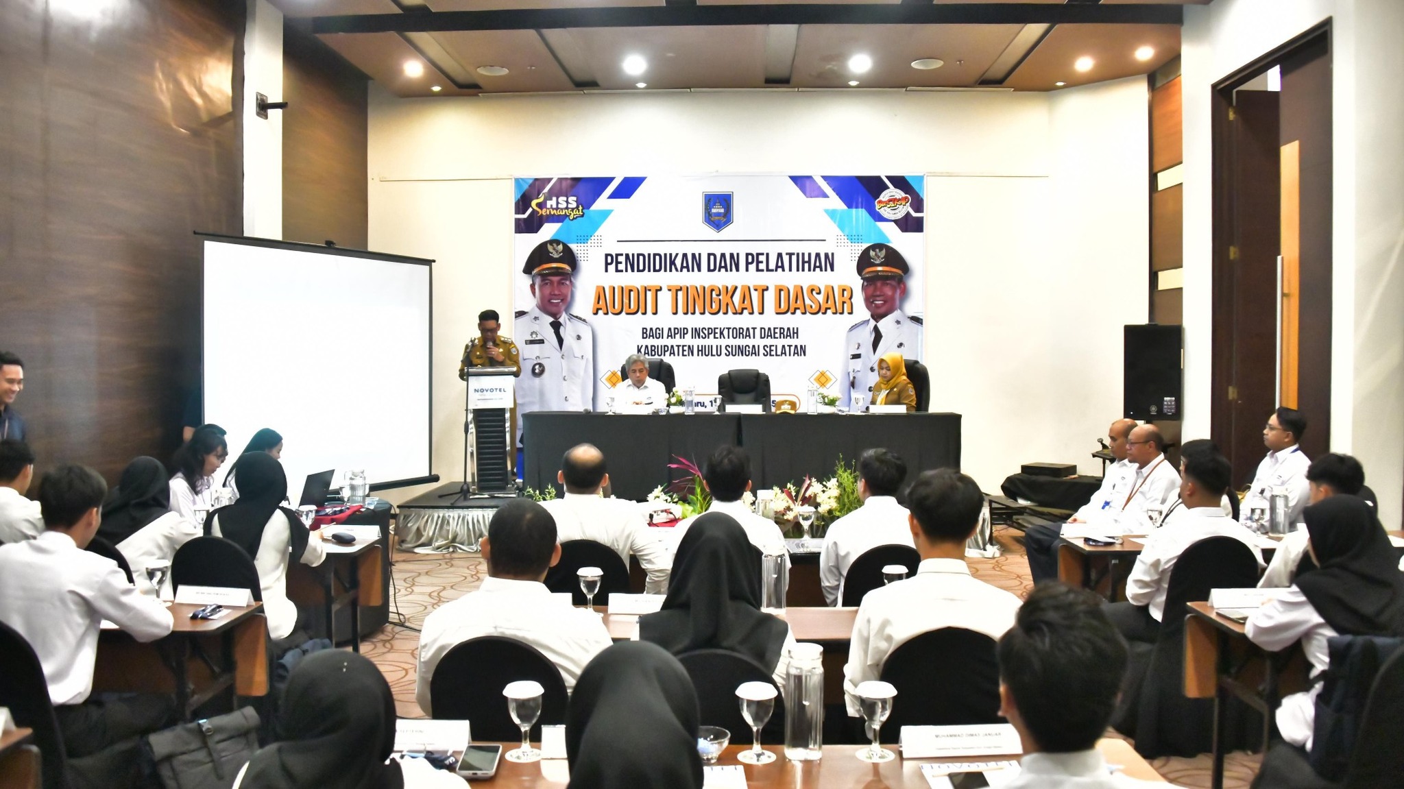 WAKIL BUPATI HSS BUKA DIKLAT AUDIT TINGKAT DASAR BAGI APIP INSPEKTORAT DAERAH