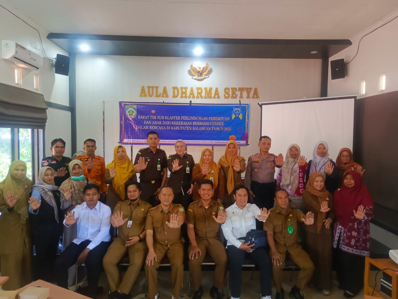 Balangan Bentuk Sub Kluster KBG untuk Lindungi Perempuan dan Anak Saat Bencana
