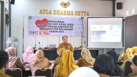 Sosialisasi Konvensi Hak Anak kepada tenaga kesehatan di Kabupaten Balangan. (foto: MC Balangan)
