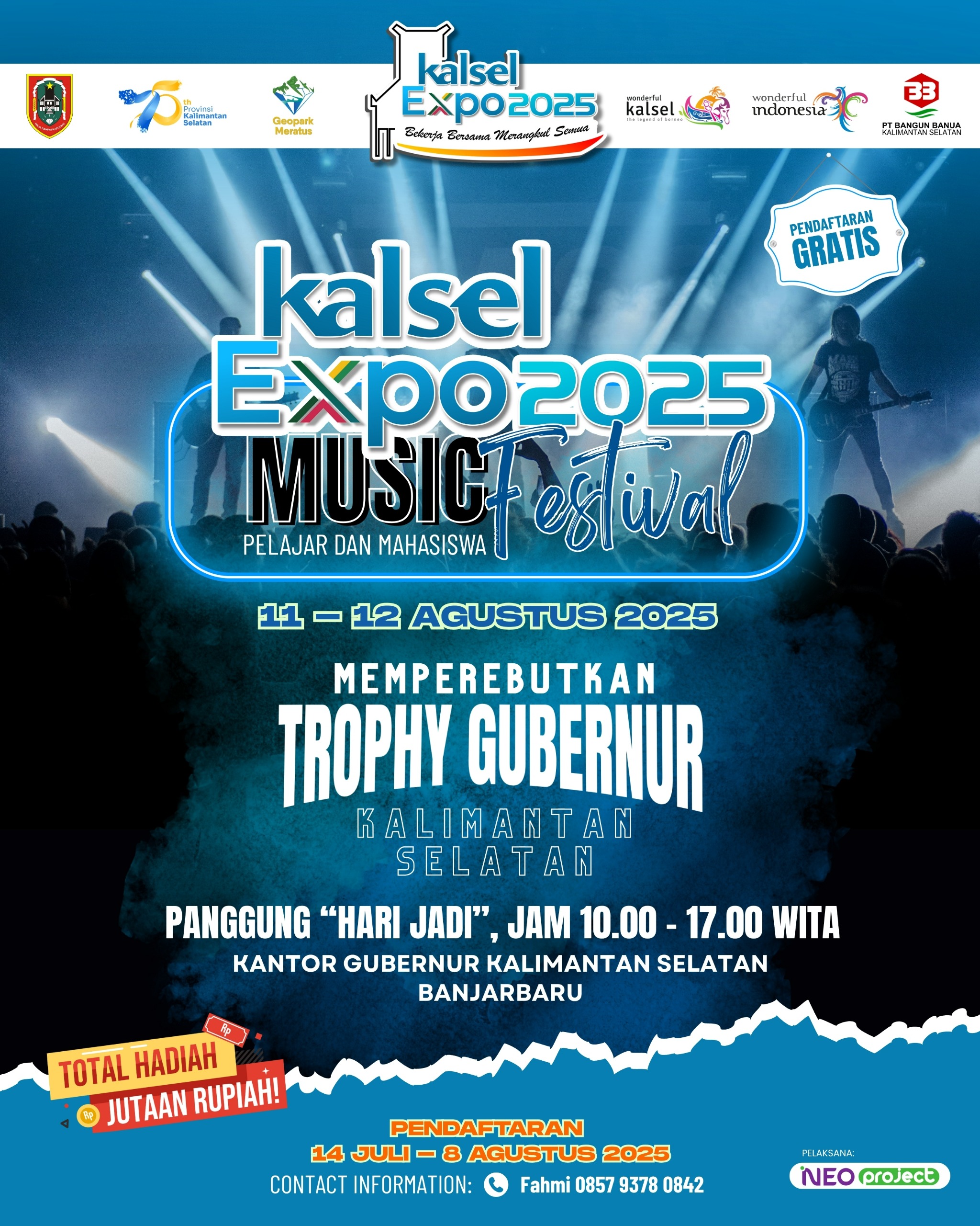 Kalsel Expo 2025 Diramaikan Festival Musik Khusus Pelajar dan Mahasiswa