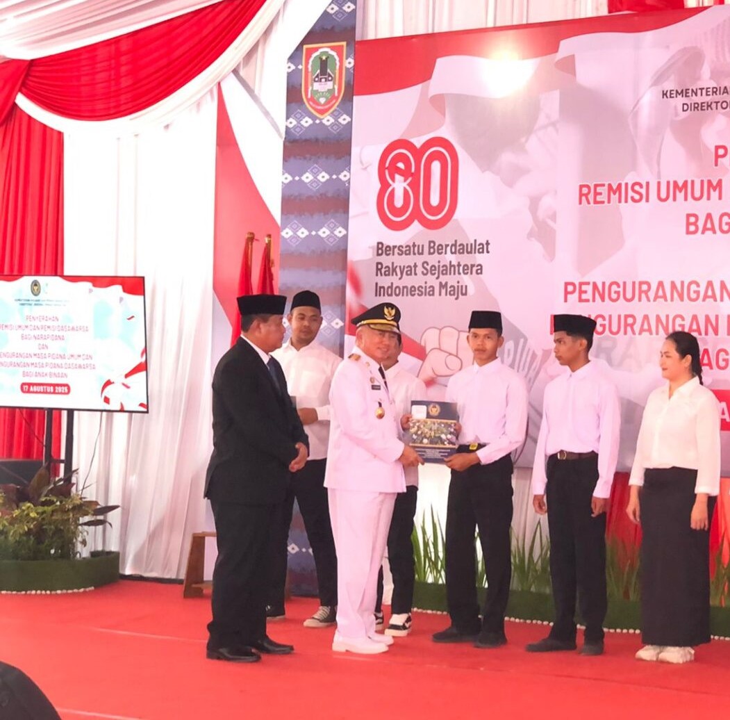 Remisi HUT ke-80 RI, 25 Warga Binaan Lapas Banjarbaru Pulang ke Keluarga