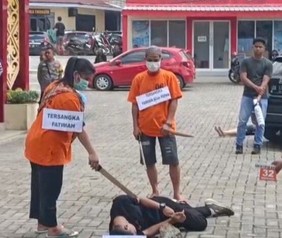 Rekonstruksi 43 Adegan Ungkap Kronologi Pembunuhan Sadis di Paramasan