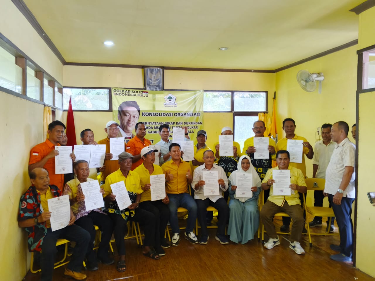 17 dari 21 Suara Dukung Syarif Faisal Pimpin DPD Golkar Batola