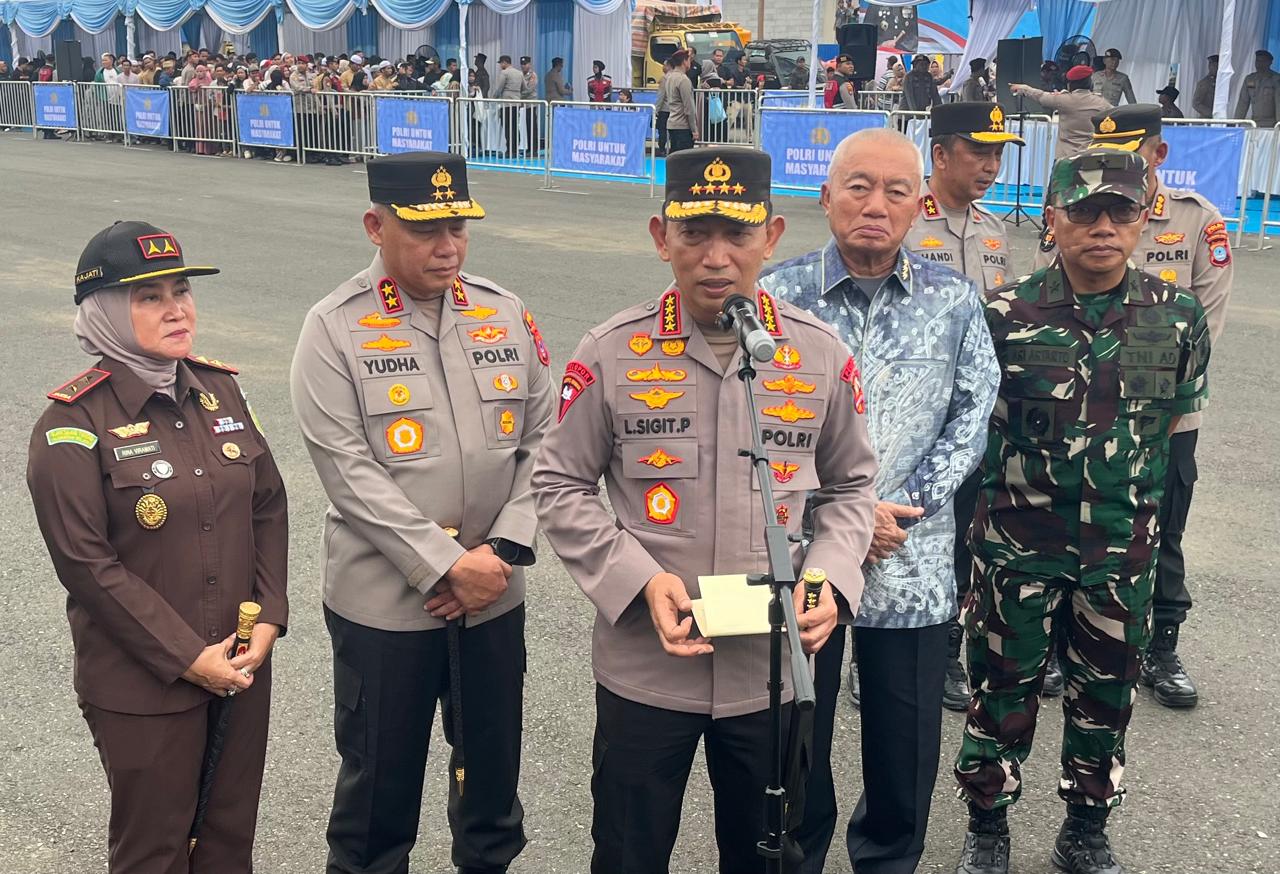 Kapolri Groundbreaking 10 Gedung SPPG, Dukung Ketahanan Pangan dan Resmikan Fasilitas di Polda Kalsel