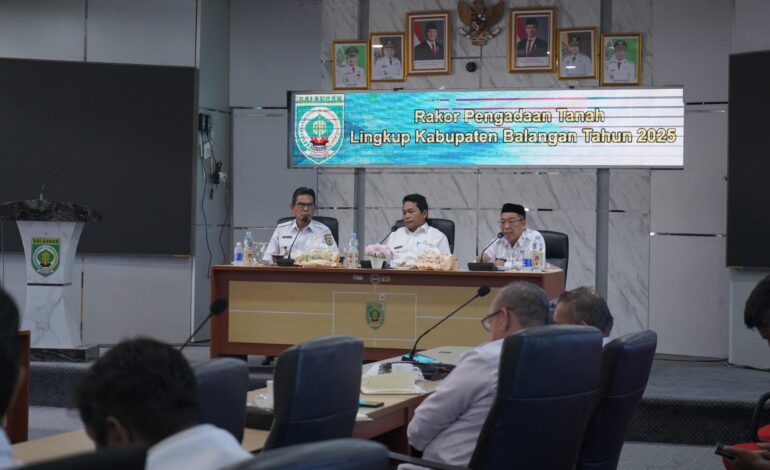 Rakor Pengadaan Tanah, Bupati Balangan Tegaskan Proses Harus Sesuai Aturan dan Berkeadilan