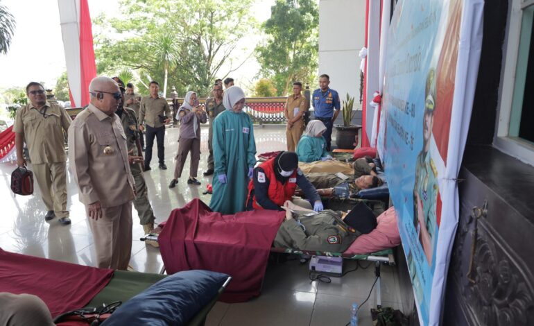 Satpol PP dan Damkar Kalsel Gelar Donor Darah Peringati Hari Jadi ke-75 Provinsi