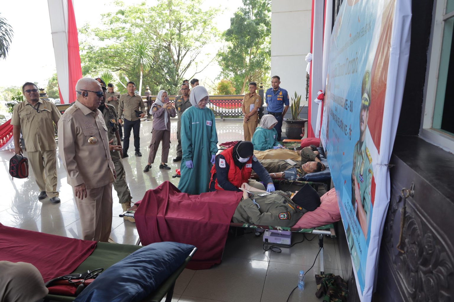 Satpol PP dan Damkar Kalsel Gelar Donor Darah Peringati Hari Jadi ke-75 Provinsi