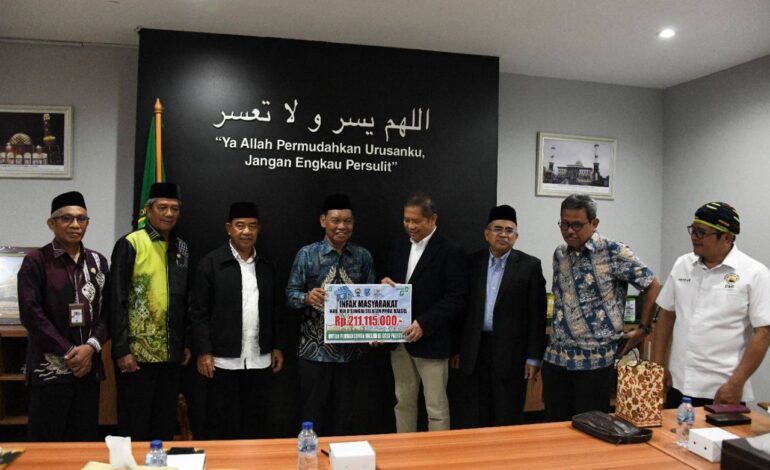 Kabupaten HSS Salurkan Donasi Rp372 Juta untuk Palestina