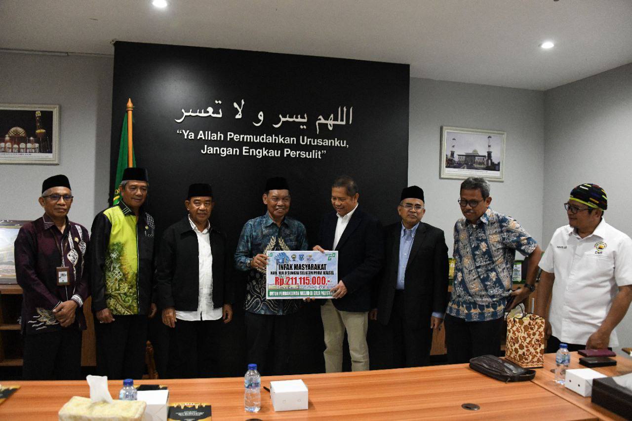 Kabupaten HSS Salurkan Donasi Rp372 Juta untuk Palestina