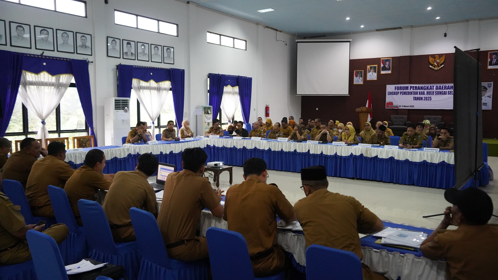 FORUM PERANGKAT DAERAH PEMKAB HSS BAHAS USULAN PRIORITAS HASIL MUSEENBANG RKPD