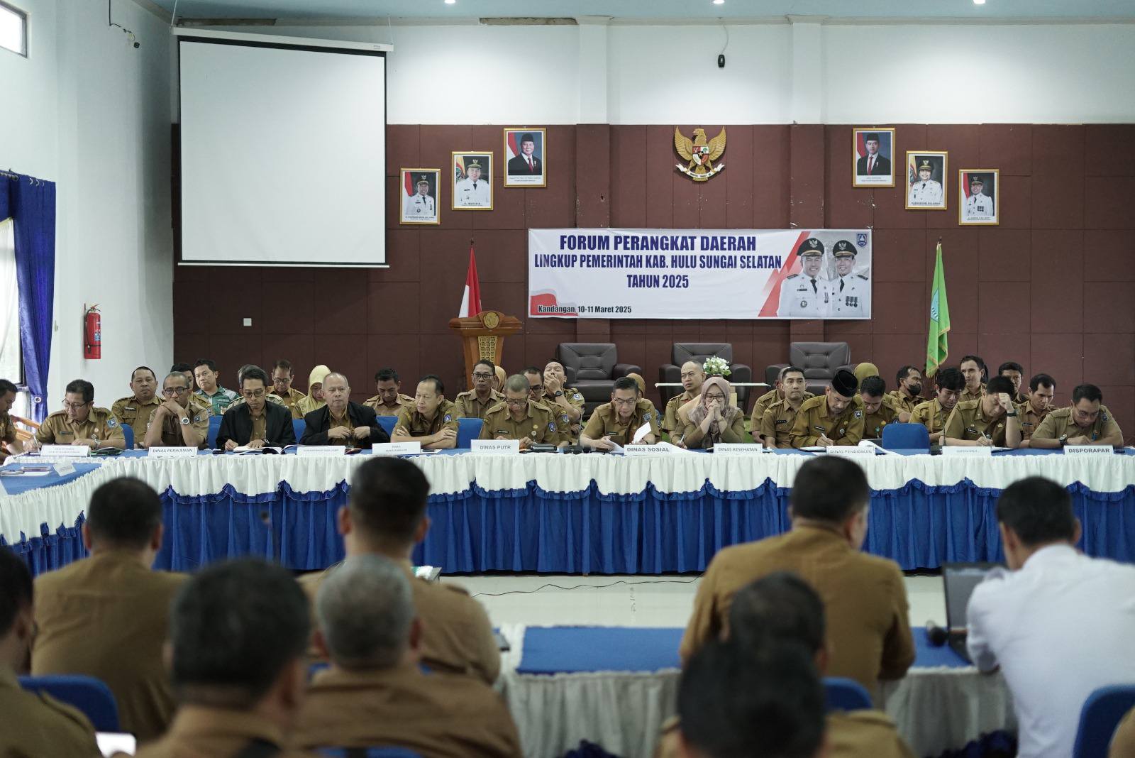 HARI KEDUA PELAKSANAAN, FORUM PERANGKAT DAERAH PEMKAB HSS LIBATKAN WILAYAH DAPIL 2