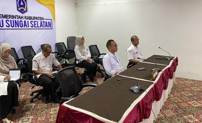 SIAPKAN PENGANGKATAN CASN 2025, SEKDA HSS IKUTI RAPAT BERSAMA MENDAGRI