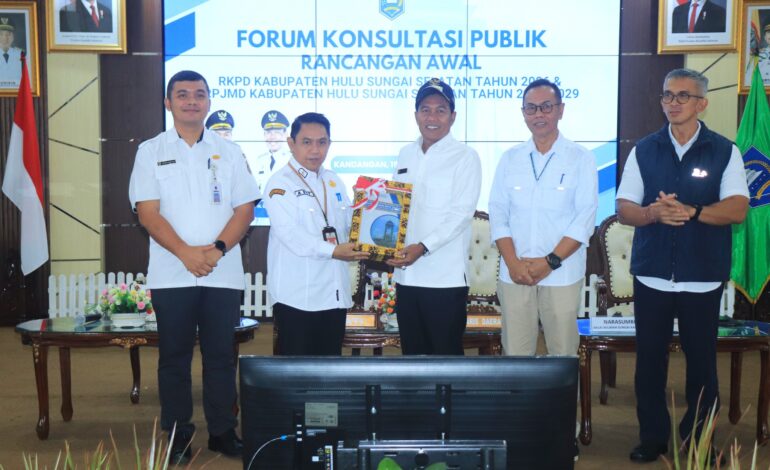 AWALI PENYUSUNAN RKPD 2026 & RPJMD 5 TAHUN MENDATANG, BAPPELITBANGDA HSS BUKA FORUM KONSULTASI PUBLIK